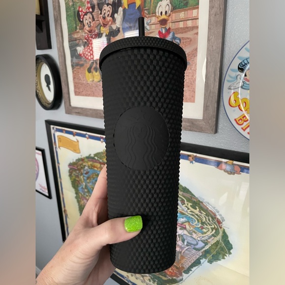 Starbucks Disneyland Studded Matte Black Tumbler - Picture 2 of 4